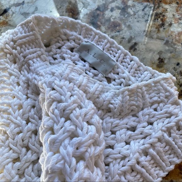 A.L.C., Woven, White Tank Top, SZ M - Picture 5 of 8